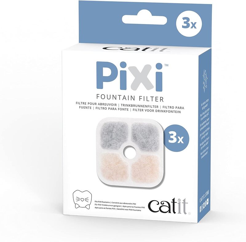 Catit PIXI Fountain Filter Cartridge 3pk